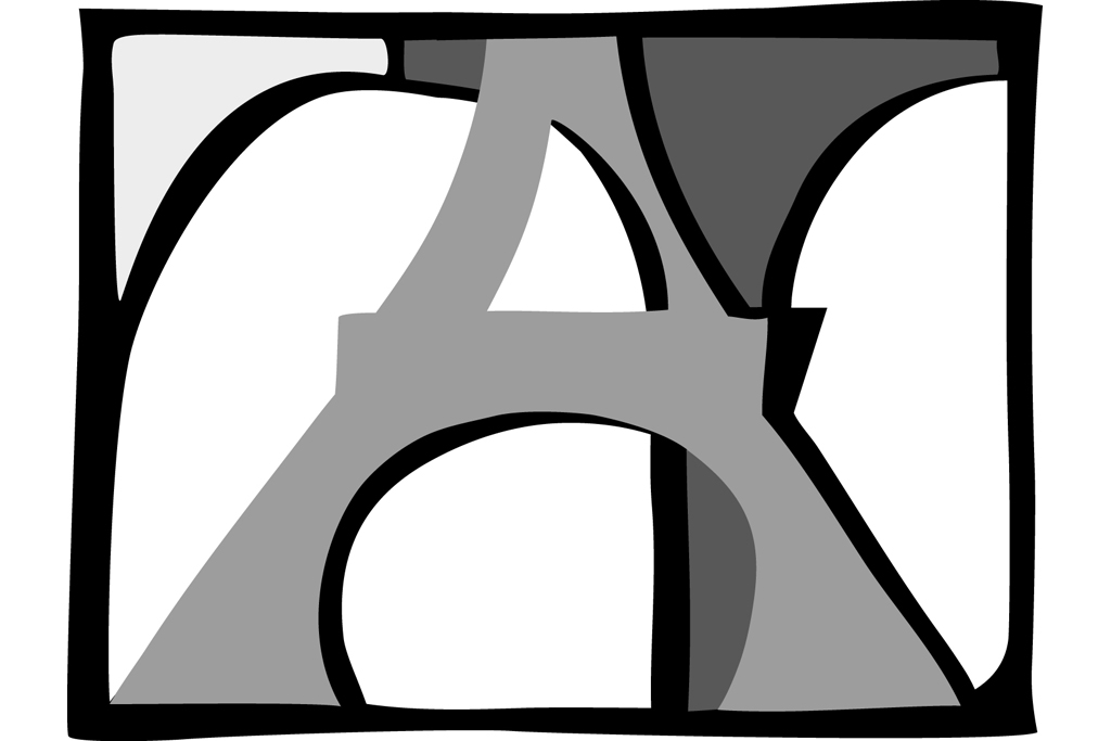Logo Alias Tour - šedé bez textu